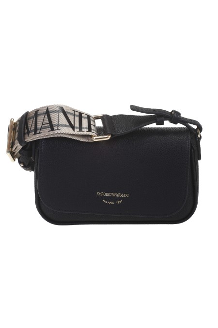 Shop EMPORIO ARMANI  Borsina: Emporio Armani Mini bag.
Deer print finish, practical logoed shoulder strap and screen-printed logo.
Equipped with card holder and zipped compartment.
Dimensions: 21 x 13 x 4.5 cm.
Solid color.
Magnetic closure.
Unlined interior.
Internal pockets.
Composition: 100% Polyurethane.
Made in China.. Y3H294 YFO5B-85218